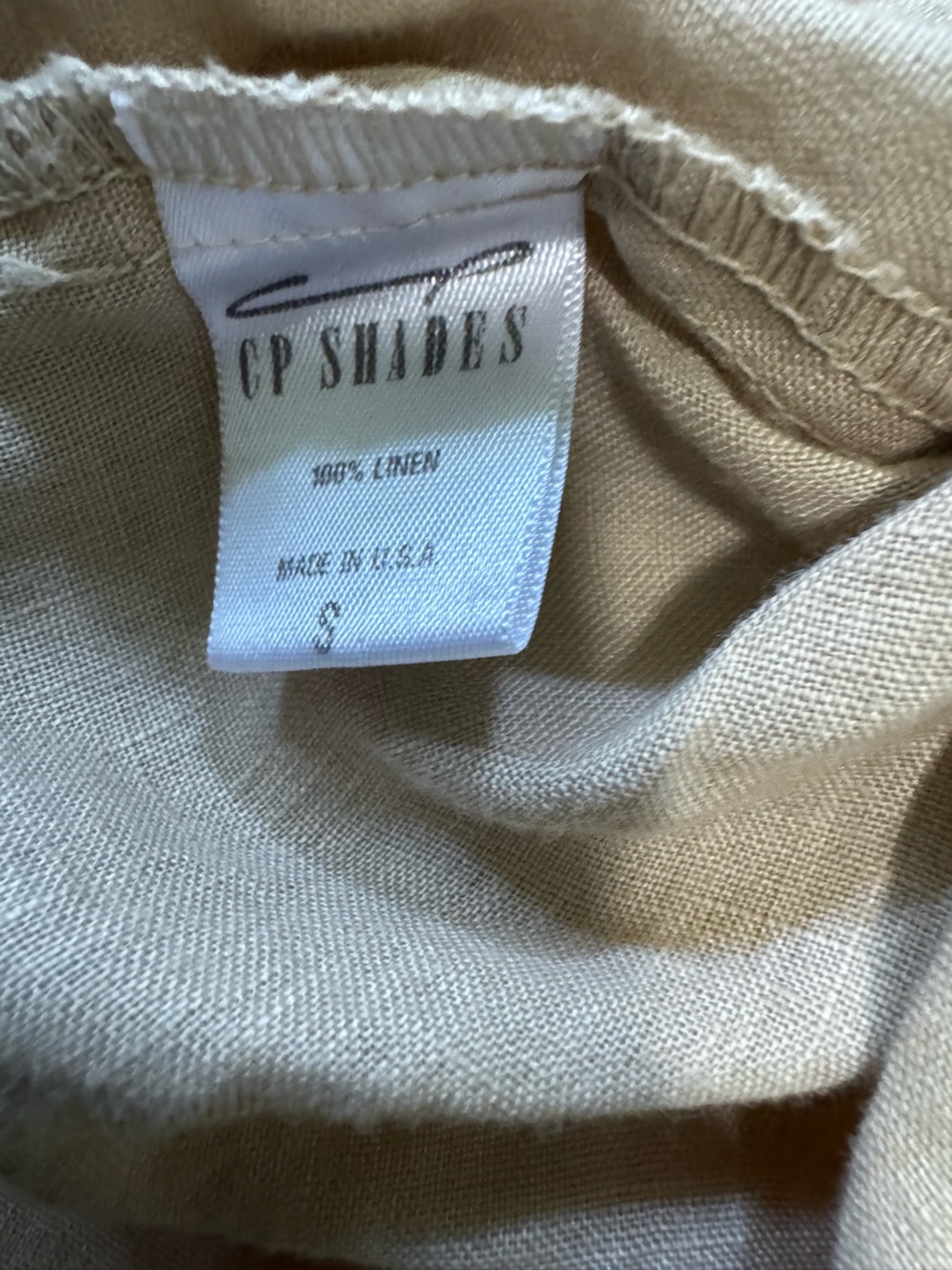CP Shades Linen Dress Size S - Picture 9 of 11